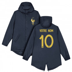 Équipe de France foot 2025 personnalisable - Veste - Navy - Caudie