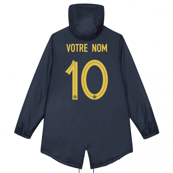 Équipe de France foot 2025 personnalisable - Veste - Navy - Caudie