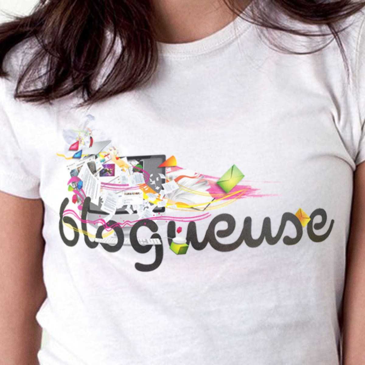 BLOGUEUSE - T-shirt femme - Caudie