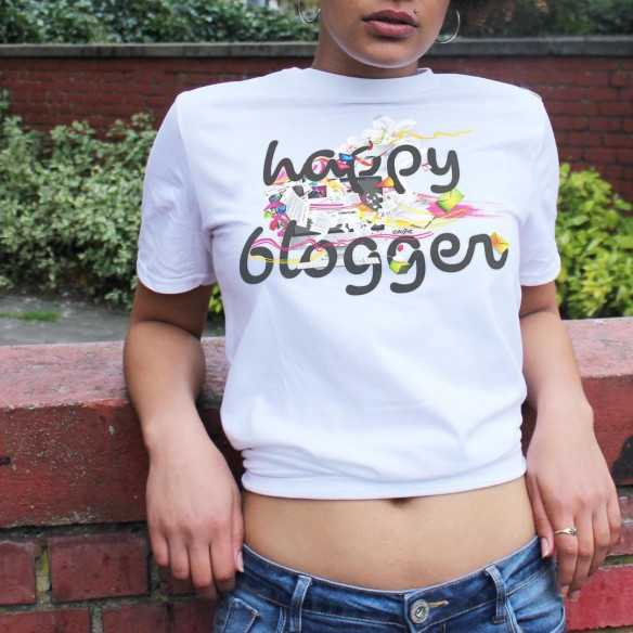 HAPPY BLOGGER - Tee-shirt femme - Caudie