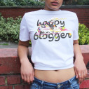 HAPPY BLOGGER - Women s t-shirt - Caudie