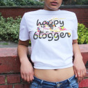 HAPPY BLOGGER - Women's tee-shirt - Caudie