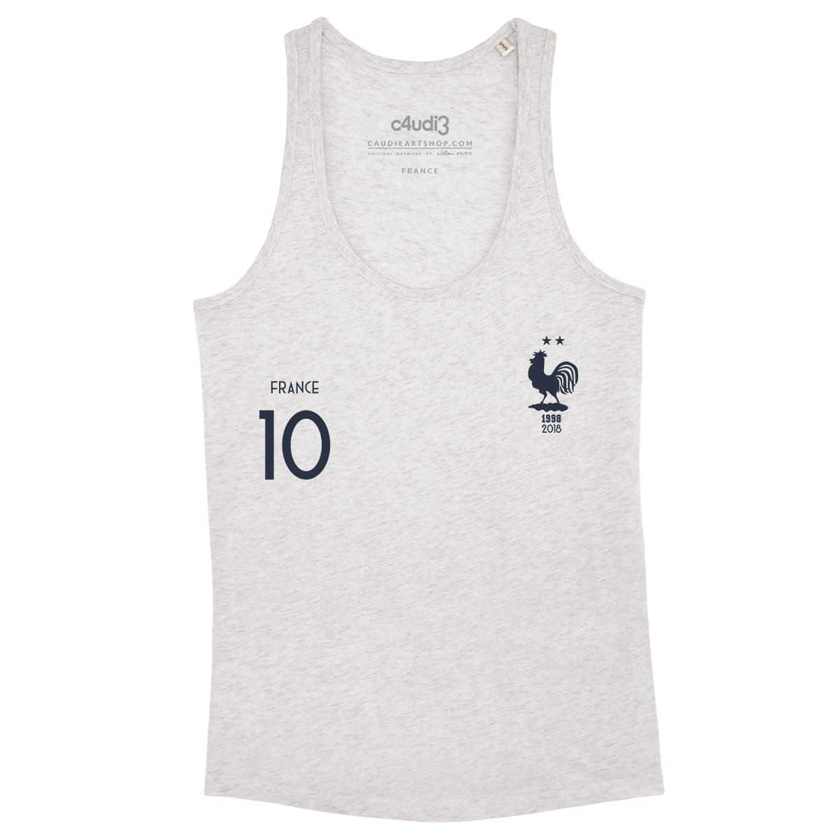 ÉQUIPE DE FRANCE - 2 ÉTOILES + 10 Mbappe - Women s t-shirt's tank top - Caudie