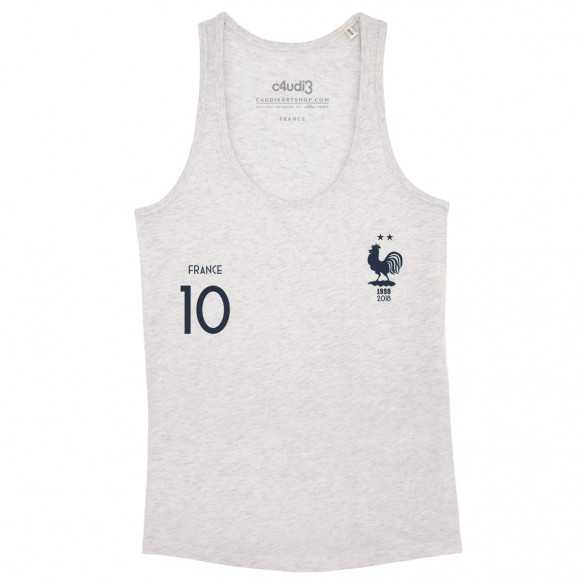ÉQUIPE DE FRANCE - 2 ÉTOILES + 10 Mbappe - Women's tank top - Caudie