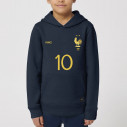 Équipe de France foot 2025 personnalisable - Hoodie enfant - Navy - Caudie