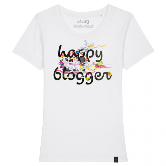 HAPPY BLOGGER - Tee-shirt femme - Caudie