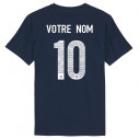 Équipe de France rugby 2025 personnalisable - Tee-shirt homme - Navy - Caudie