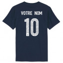 Team France rugby 2024 customizable - Men\\'s tee-shirt - Navy - Caudie