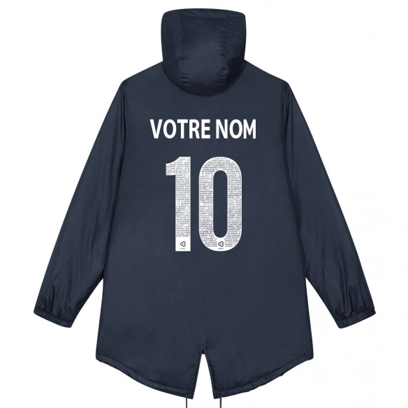 Équipe de France rugby 2025 personnalisable - Veste - Navy - Caudie