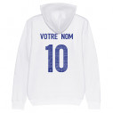 Team France rugby 2024 customizable - Kid\\'s hoodie - White - Caudie