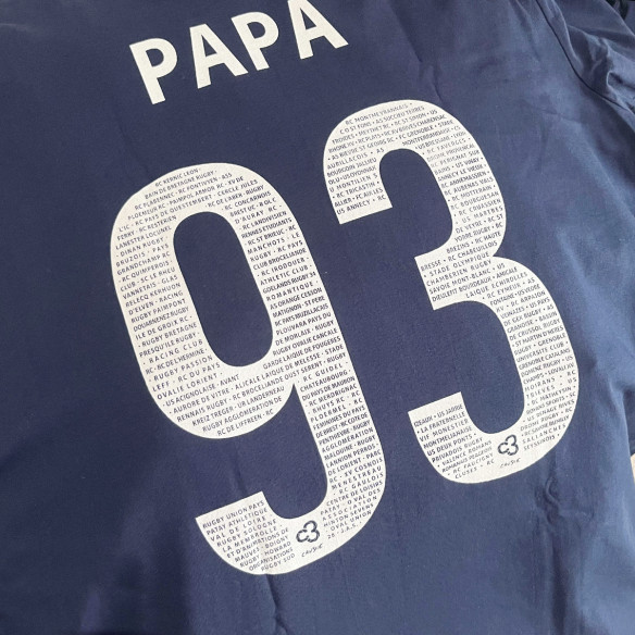 Équipe de France rugby 2025 personnalisable - Tee-shirt homme - Navy - Caudie