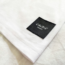 Team France soccer 2025 customizable - Men's tee-shirt - White - Caudie 2