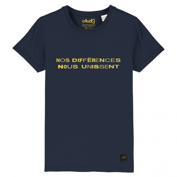 NOS DIFFERENCES NOUS UNISSENT - T-shirt - Caudie