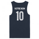 Équipe de France rugby 2025 personnalisable - Débardeur adulte - Navy - Caudie
