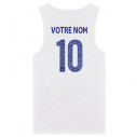 Team France rugby 2024 customizable - Tank top adult - White - Caudie