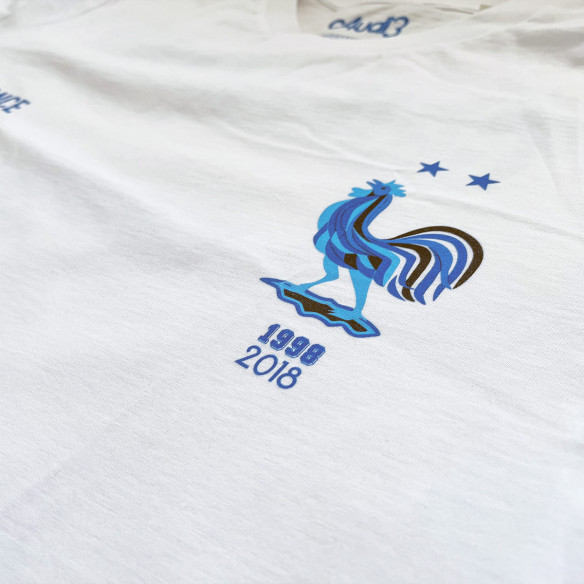Équipe de France foot 2025 personnalisable - Débardeur adulte - Blanc - Caudie