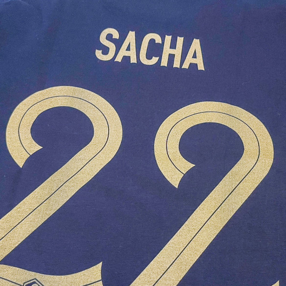 Équipe de France foot 2025 personnalisable - Débardeur adulte - Navy - Caudie