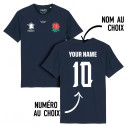 Team England rugby 2024 customizable - Men's tee-shirt - Navy - Caudie