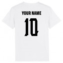Team England rugby 2025 customizable - Men's tee-shirt - White - Caudie