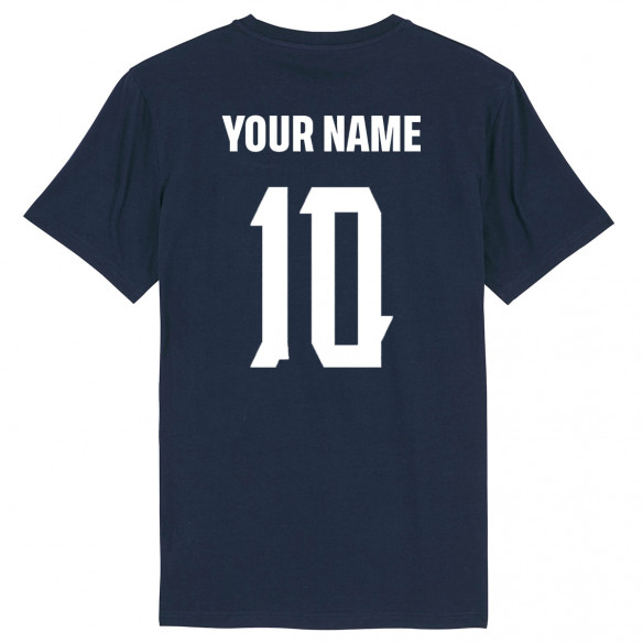 Équipe d Angleterre rugby 2025 personnalisable - T-shirt femme - Navy - Caudie