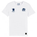 Équipe d'Ecosse rugby 2025 personnalisable - T-shirt - Blanc - Caudie