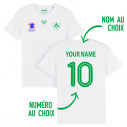 Team Ireland rugby 2024 customizable - Men's tee-shirt - White - Caudie
