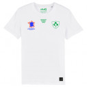 Équipe d Irlande rugby 2025 personnalisable - T-shirt femme - Blanc - Caudie