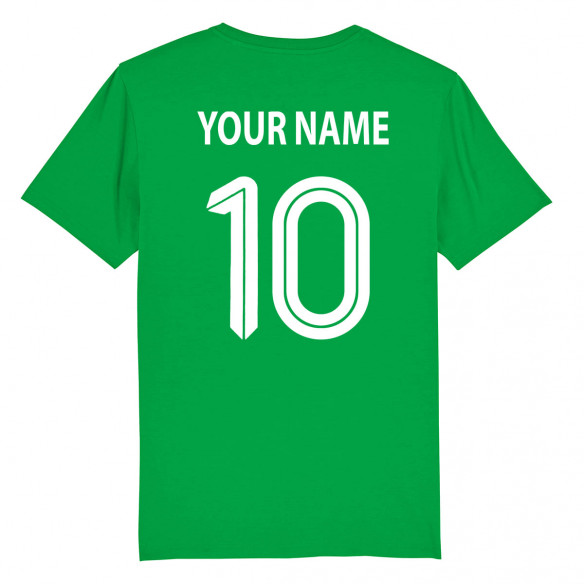 Équipe d'Irlande rugby 2025 personnalisable - Tee-shirt enfant - Vert - Caudie