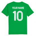 Équipe d Irlande rugby 2025 personnalisable - T-shirt enfant - Vert - Caudie
