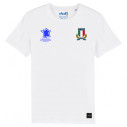 Team Italy rugby 2024 customizable - Men's tee-shirt - White - Caudie