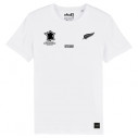 Équipe de Nouvelle-Zélande rugby 2025 personnalisable - T-shirt femme - Blanc - Caudie