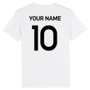 Équipe de Nouvelle-Zélande rugby 2025 personnalisable - T-shirt femme - Blanc - Caudie