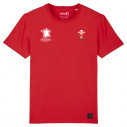 Équipe du Pays de Galles rugby 2025 personnalisable - Tee-shirt homme - Rouge - Caudie
