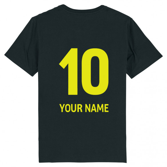 Team Wales rugby 2025 customizable - Men's tee-shirt - Black - Caudie