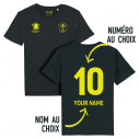 Team Wales rugby 2025 customizable - Kid's tee-shirt - Black - Caudie