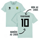 Team South Africa - Springboks rugby 2024 customizable - Men's tee-shirt - Caribbean blue - Caudie