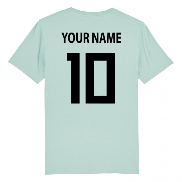 Équipe d Afrique Du Sud - Springboks rugby 2025 personnalisable - T-shirt femme - Caribbean blue - Caudie