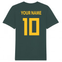 Équipe d Afrique Du Sud - Springboks rugby 2025 personnalisable - T-shirt femme - Vert - Caudie