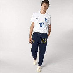 Équipe de France foot 2025 personnalisable - Jogging adulte - Navy - Caudie 2