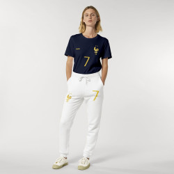 Équipe de France foot 2025 personnalisable - Jogging adulte - Blanc - Caudie 2