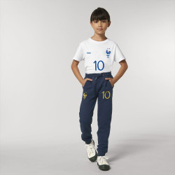 Team France soccer 2025 customizable - Kid's jogging - Navy - Caudie 2