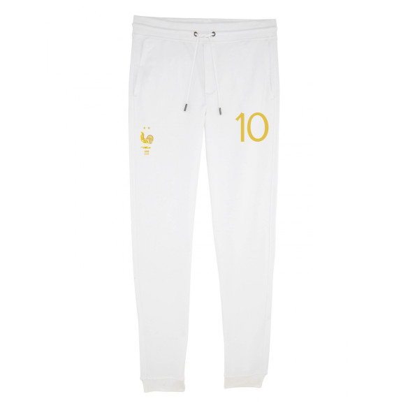 Équipe de France foot 2025 personnalisable - Jogging adulte - Blanc - Caudie