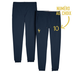 Team France soccer 2025 customizable - Jogging adult - Navy - Caudie