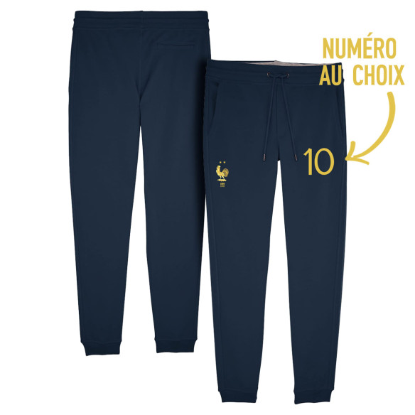 Team France soccer 2025 customizable - Kid\\'s jogging - Navy - Caudie