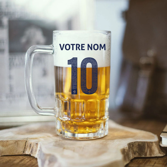Équipe de France rugby 2025 personnalisable - Chope - Caudie