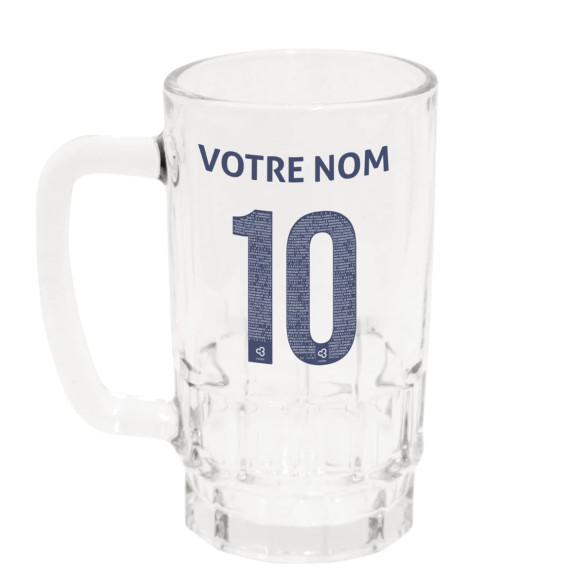 Équipe de France rugby 2025 personnalisable - Chope - Caudie