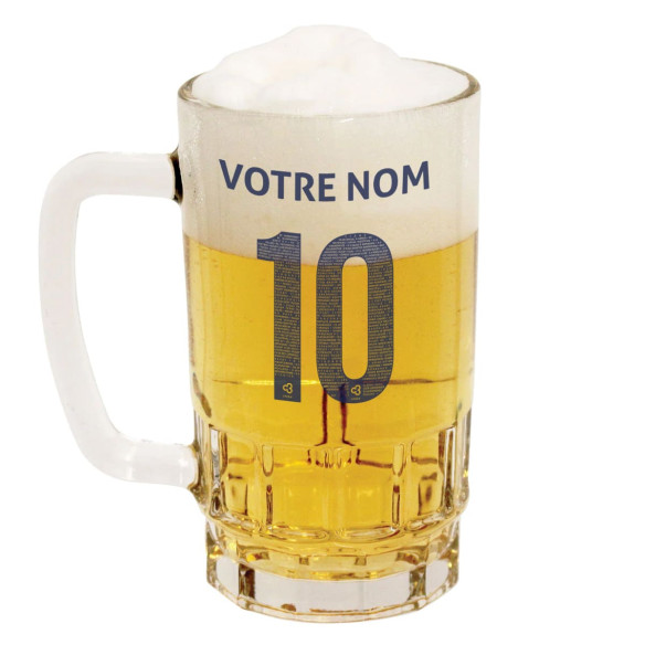 Équipe de France rugby 2025 personnalisable - Chope - Caudie