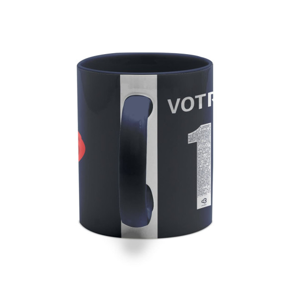 Équipe de France rugby 2025 personnalisable - Mug - Navy - Caudie