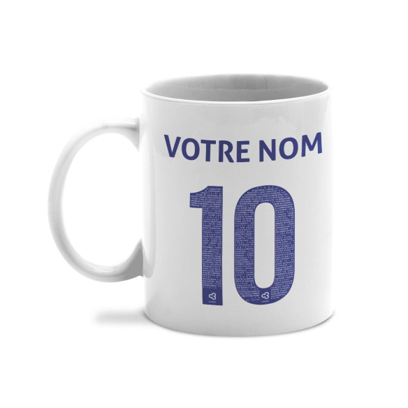 Team France rugby 2025 customizable - Mug - White - Caudie