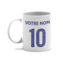 Team France rugby 2024 customizable - Mug - White - Caudie